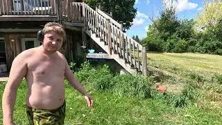 yard cleanup time lapse Al Blades would be proud