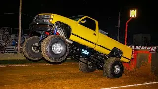 Wheel Standing Mega Trucks at Millers Tavern July 25 2020