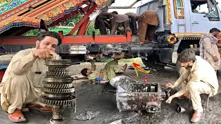 The Hino Truck Had A Fault In The Gearbox And Was Miraculously Recovered And Fully Restored