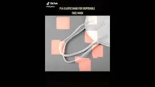 PLA ear loop for face mask/PLA Elastic band for disposable face mask