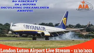 Luton Airport Early Bird Plane Spotting Live