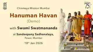 Hanuman Havan - Demo | at Sandeepany Sadhanalaya, Powai, Mumbai | 18 Jan 2026