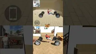 Invisible Car Challenge 😮 Indian bikes driving 3d vs Indian Car and Bike Driving 🙂 #shorts #gaming