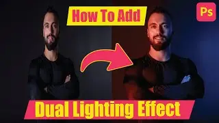 Dual Lighting Effect Photoshop | Portrait Dual Lighting Effect | Photoshop Tutorials