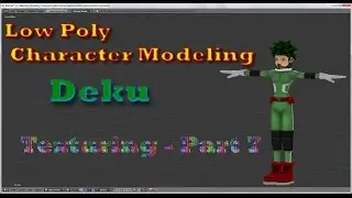 Blender - Modeling Character - Deku from My Hero Academia - Part 11