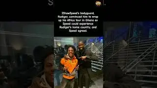 Speed Wasn&rsquo;t Supposed to Go to Ghana Until His Bodyguard Stepped In#shorts