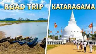 Trip to Kataragama, Sri Lanka 🇱🇰 | අපේ කතරගම Trip එක