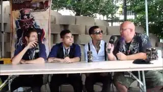 Upon a Burning Body Interview at the 2012 Mayhem Festival