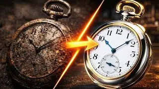 Heavily Rusted Pocket Watch → Fully Working