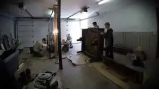 Piano refinishing timelapse