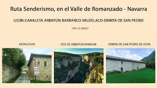 Ruta Senderismo, en el Valle de Romanzado &ndash; Navarra