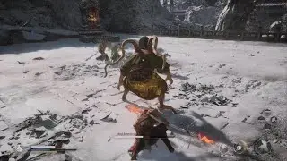 Black Myth: Wukong -- Monk from the sea boss fight. #blackmythwukonggameplay