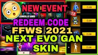 FREE FIRE NEW OB 28 UPDATE II FFWS 2021 REDEEM CODE II NEXT EVO GUN SKIN II NEW PET II NEW EVENT II