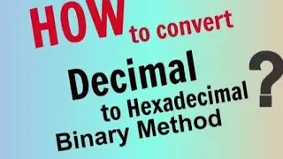 Chapter 1 : Hexadecimal Number Systems part 4
