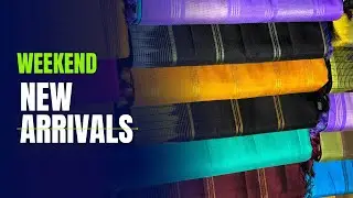 Weekend New Arrivals | Handloom Pure Silk Sarees |New Collection | MANCHI’S| Bengaluru| Rajajinagar
