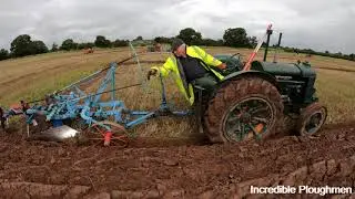1944 Fordson Model N Perkins P3 2.4 Litre 3-Cyl Diesel Tractor (41 HP) with Trailed Plough