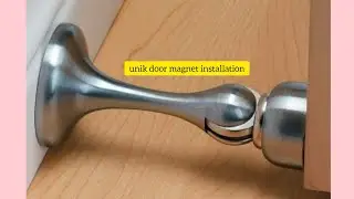 डोर मैग्नेट कैसे लगे how to make installation door magnet 