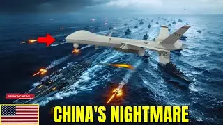 HISTORY MADE US Navy Destroyer Launches First Kamikaze Drone in Combat.