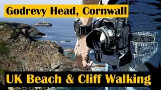 Secret Beaches Cornwall - Godrevy Head & Mutton Cove - Travel and Walking with a GoPro Hero10