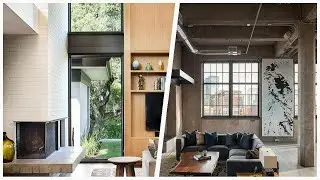 75 Living Space With A Corner Fireplace And A Metal Fireplace Design Ideas You'll Love 🔴
