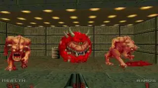 PSX DOOM Custom Level: Generator Room (Full Playthrough)
