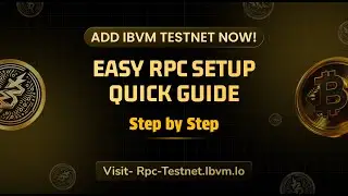🔥 Add IBVM Testnet to Your Wallet | Full Step-by-Step Setup Guide 🔗🚀