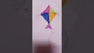 Drow#Drawing#color#kite🪁