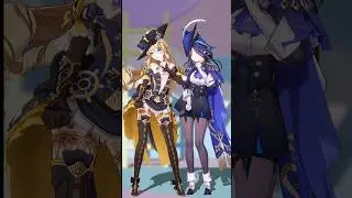 Navia Clorinde Vanitosa 【Genshin Impact MMD】 #navia #clorinde
