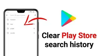 How to delete/clear Play Store search history?