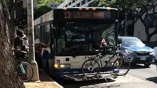 Thebus Honolulu Route 13 Liliha-Puunui Gillig Low Floor 40 ft Bus' 515