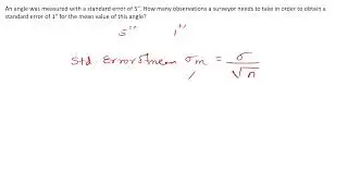 Gate 2023 (Q.11) Engineering Math (Standard Error)