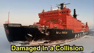 Russian Nuclear Icebreaker Sustains Damage In Arctic Collision with Cargo Ship.