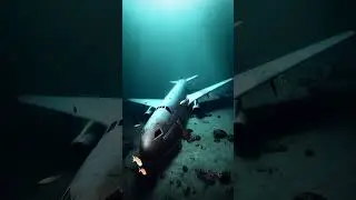 Wreck Beneath the Waves | The Sunken Plane #UnderwaterCrash #planewreck  #deepseamystery