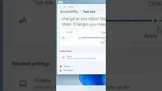How to increase text size on computer #shortsTech