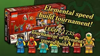 LEGO 71735 Speed Build - Tournament of Elements - Elemental speed building tournament!
