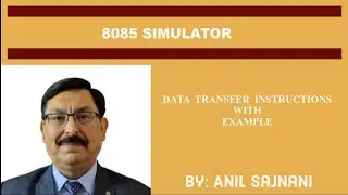 Implementation of Data Transfer Instructions using 8085 Simulator