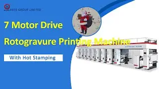7 Motor Drive Rotogravure Printing Machine with Hot Stamping Device
