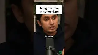 A big mistake in networking
