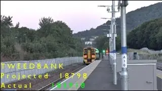 Borders Railway usage figures The first 6 months