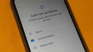 Fix: Can't Set Up Device Sign In to Your Work Account Issue Resolved