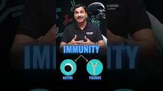 Active Vs Passive Immunity #immunity #biology #foryou #shorts