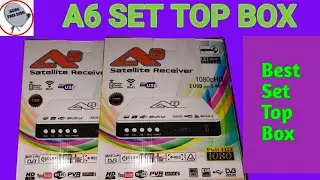 A6 4G set top box mpeg4 ||dd free dish