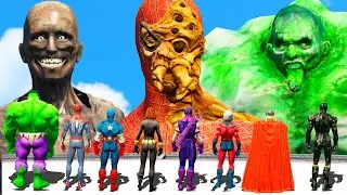 THE AVENGERS MARVEL COMICS VS SCP MONSTER | EPIC BATTLE