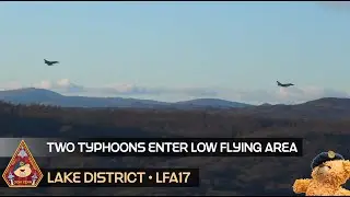 TWO TYPHOONS ENTER THE LOW FLYING AREA IN STUNNING SUN SETTING SCENES &bull; LFA17 LAKE DISTRICT