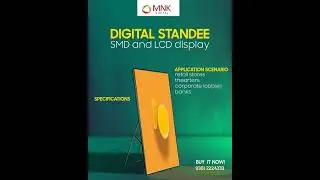Digital Standee Full Display #SMD #Screen #LED #Videowall #Media #digitalsignage #smdscreen