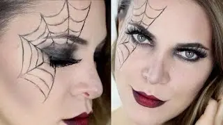 Last Minute HALLOWEEN Makeup SPINNE | Pia Pietsch