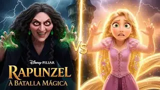 Rapunzel Cuento Princesa Disney Cuento de Hadas con Magia de Cabello Largo