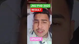 JNU PHD result update #jnu #jnunews #jnuadmission #jnusu #jnuentranceexam #jnustudents