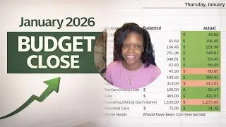 January 2026 Budget Close | Real Numbers, Wins & Overspending Truths 