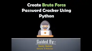 How To Create Brute Force Password Cracker Using Python | IN HINDI